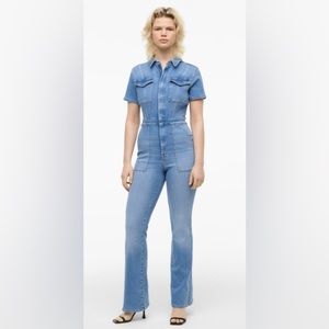 GOOD AMERICAN X ZARA - LIMITED EDITION COLLAB - DENIM JUMPSUIT
